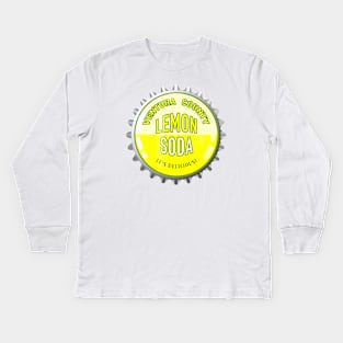 Ventura County Lemon Soda Kids Long Sleeve T-Shirt